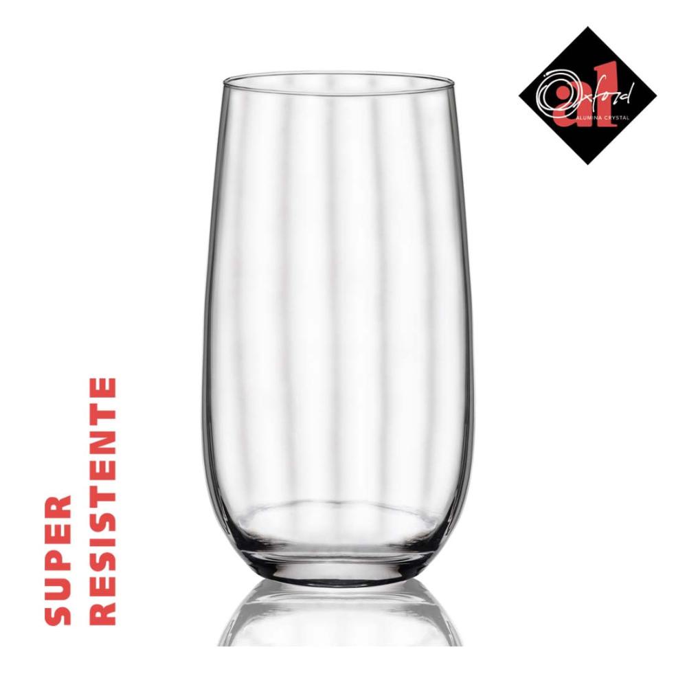 Conjunto de 12 Copos De Cristal P/ Long Drink 490Ml Proper Effect - 2