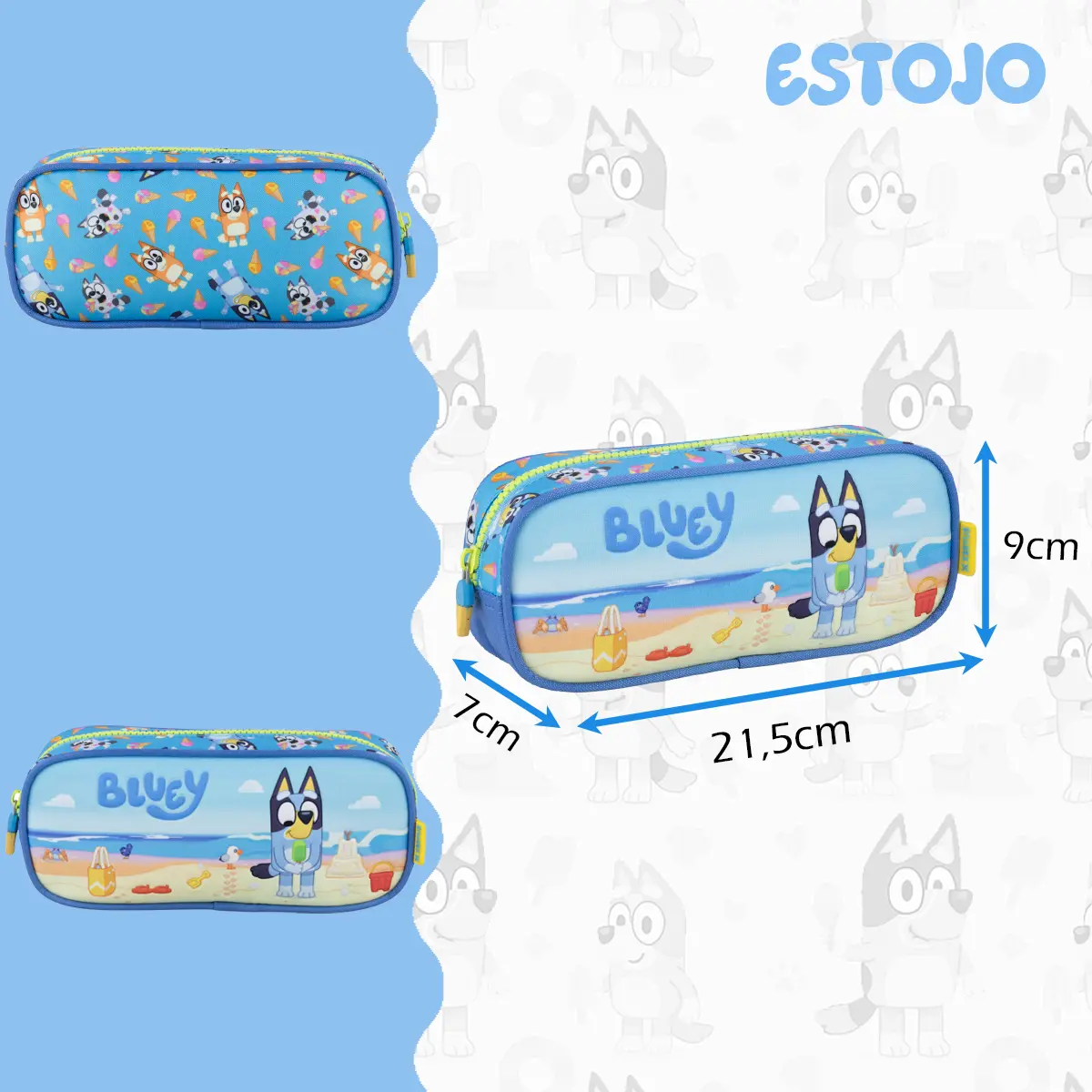 Mochila Escolar Bluey E Bingo 15l Kit Meninas Com Lancheira - 10