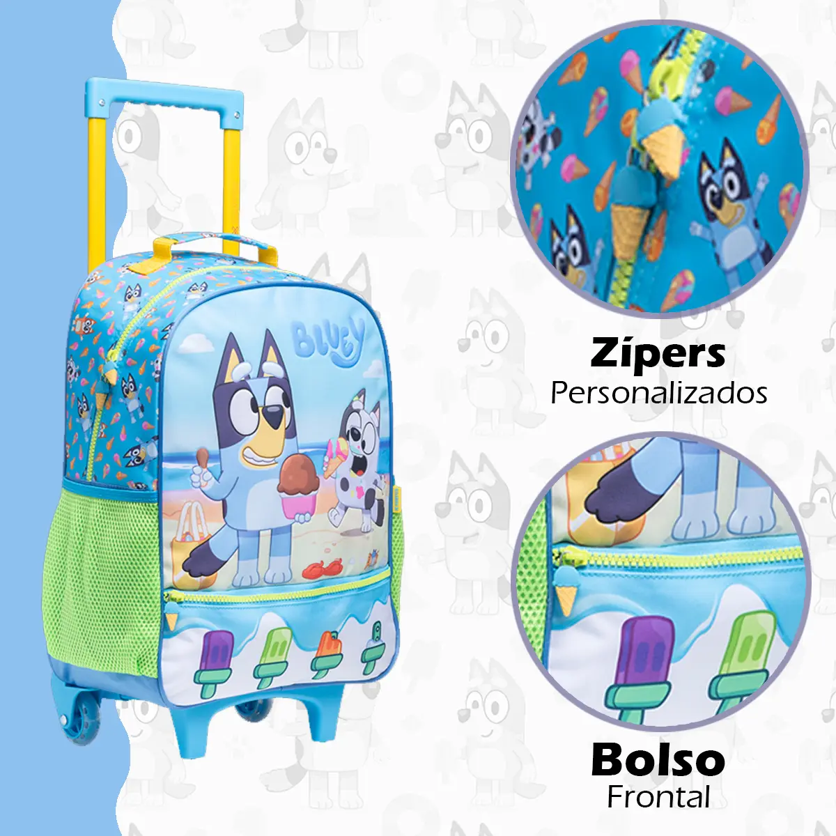 Mochila Escolar Bluey E Bingo 15l Kit Meninas Com Lancheira - 4