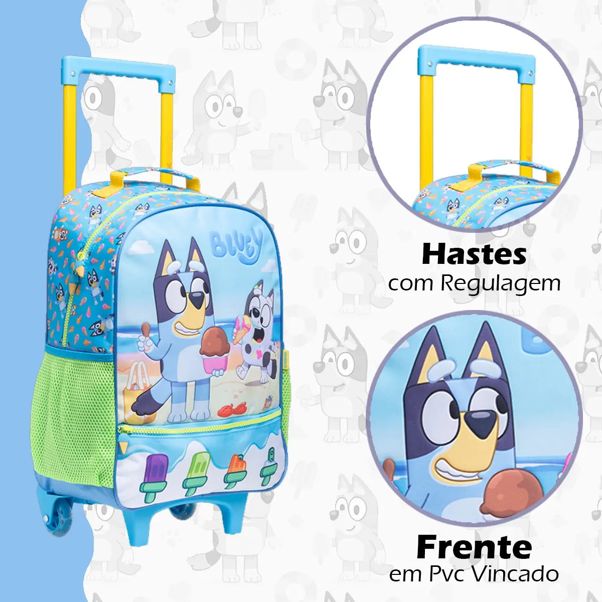 Mochila Escolar Bluey E Bingo 15l Kit Meninas Com Lancheira - 3
