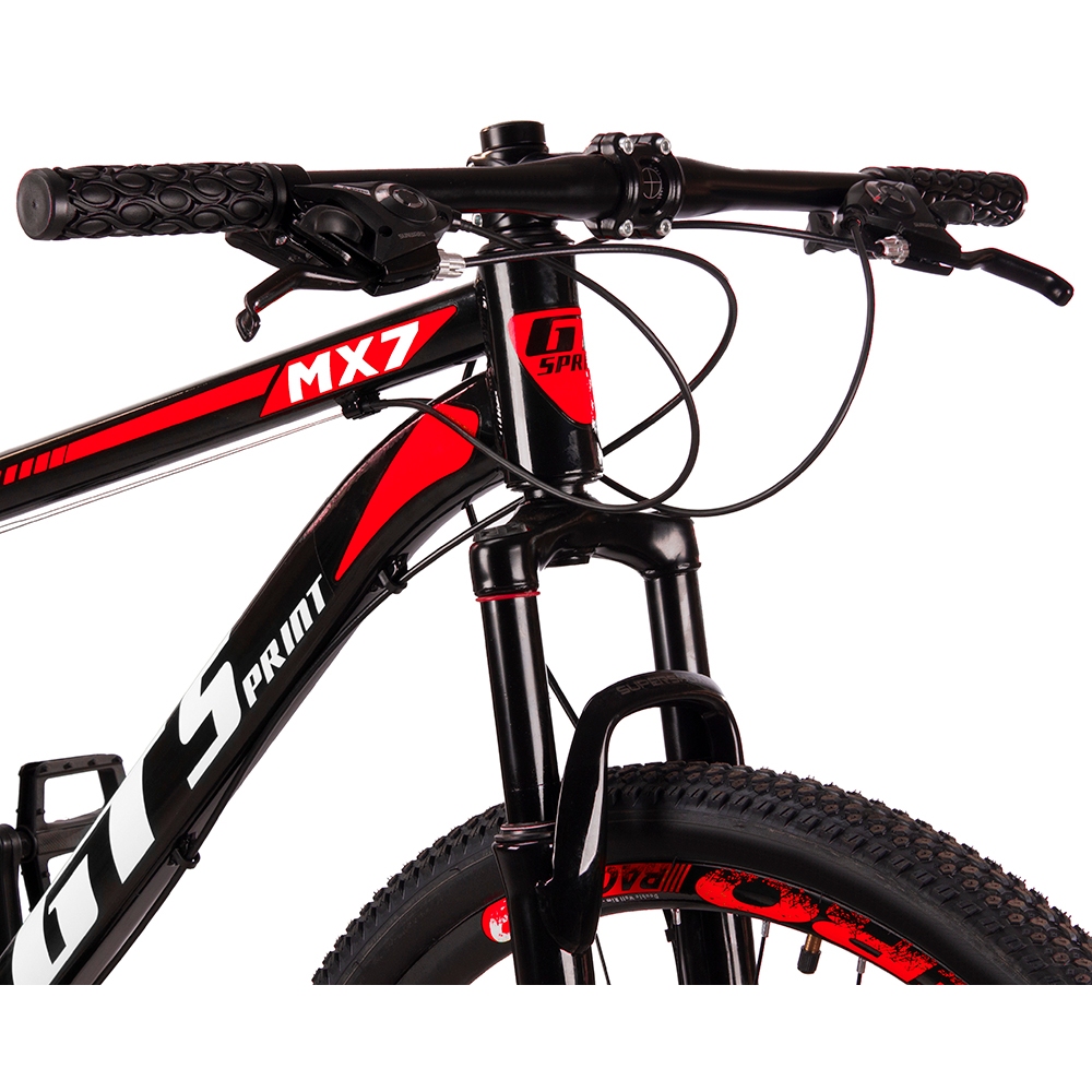 Bicicleta  Aro 29 GT Sprint MX7 24V index Freio Disco Alumínio Suspensão Aero MTB - 9
