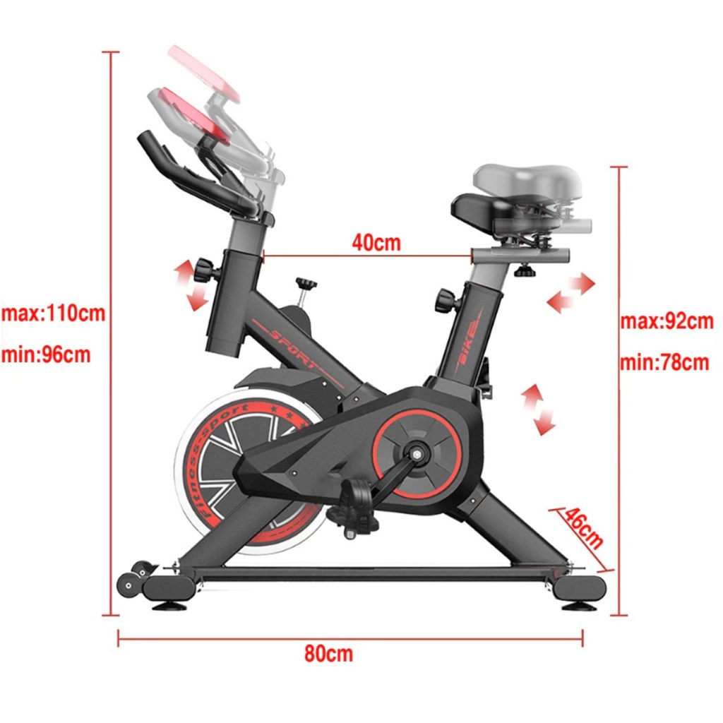 Bicicleta Bike Ergometrica Spinning Academia Fitness Profissional 120kg - 4