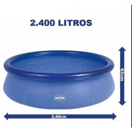 Piscina Splash Fun Redonda Inflável 2400 Litros - Mor - 3