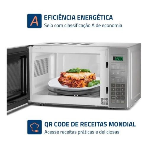 Micro-ondas Mondial Mo-01-21-e 1200w 21 Litros - 6
