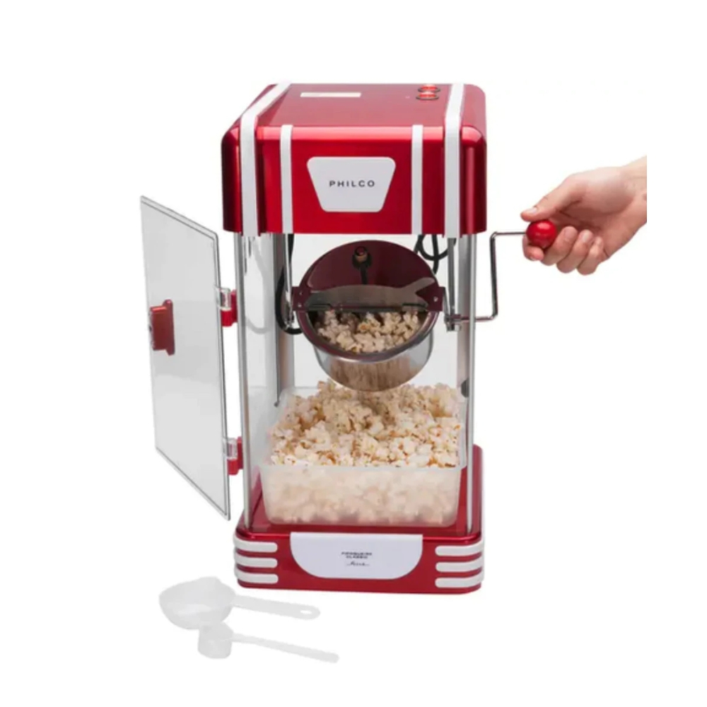 Pipoqueira Classic Retrô, Misturador Automático, Com Bandeja Para Servir Pipoca PPI04V Philco - 5