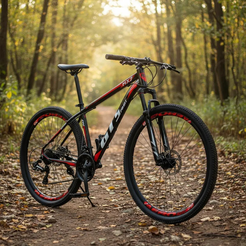 Bicicleta  Aro 29 GT Sprint MX7 24V index Freio Disco Alumínio Suspensão Aero MTB - 4