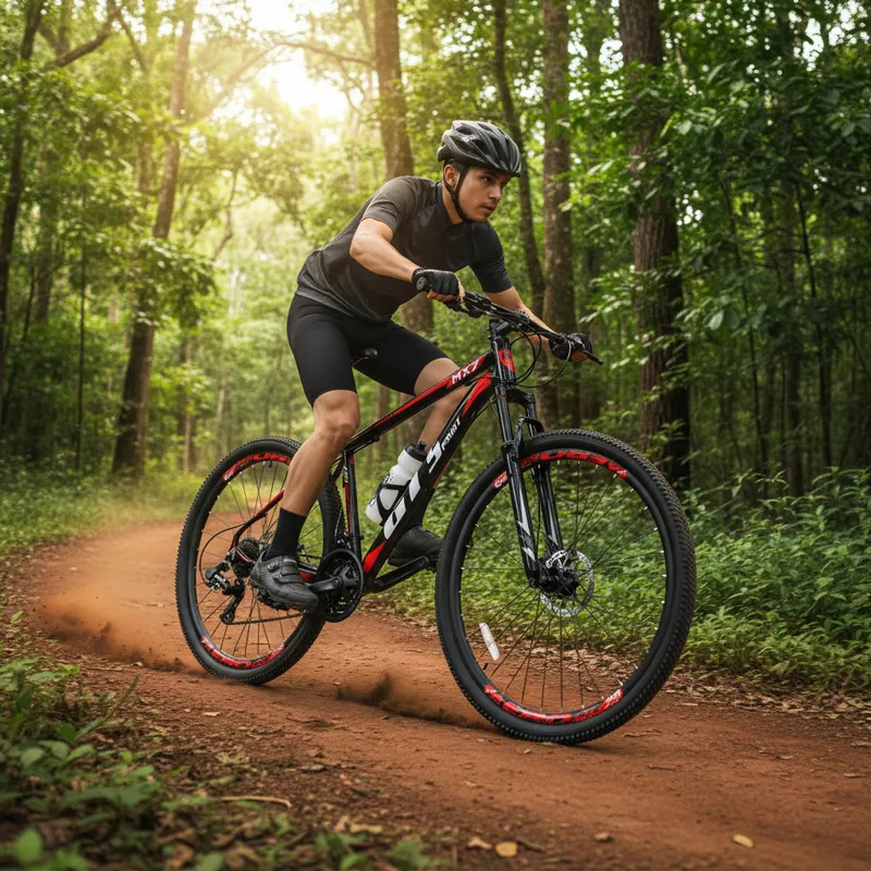 Bicicleta  Aro 29 GT Sprint MX7 24V index Freio Disco Alumínio Suspensão Aero MTB - 3