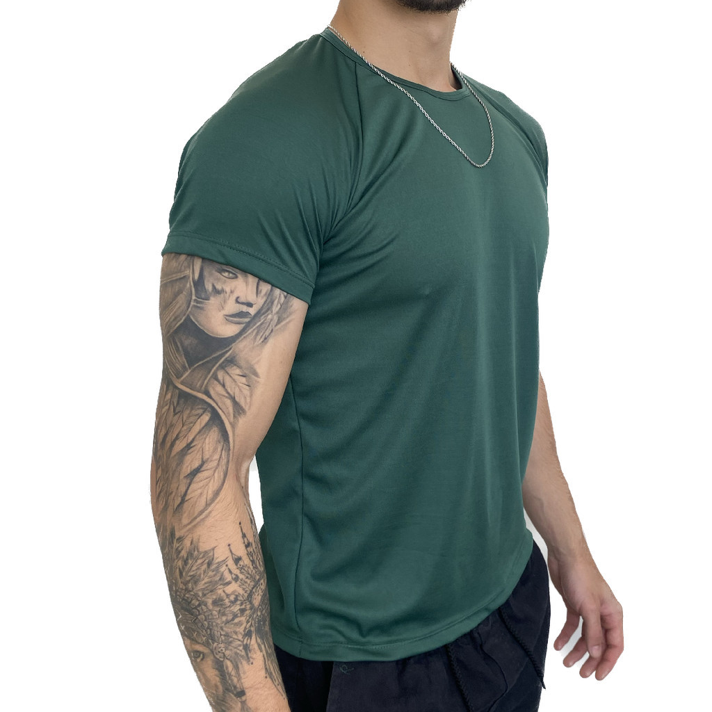 Kit 10 Camisetas Dry Fit Masculina - Casual - Treino - Academia - Esportes - Exercícios - Corrida - 7