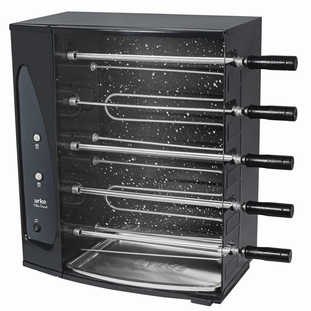 Churrasqueira Elétrica Arke Apartamento Rotativa Com 5 Espetos 220v Vitta Smart - 5