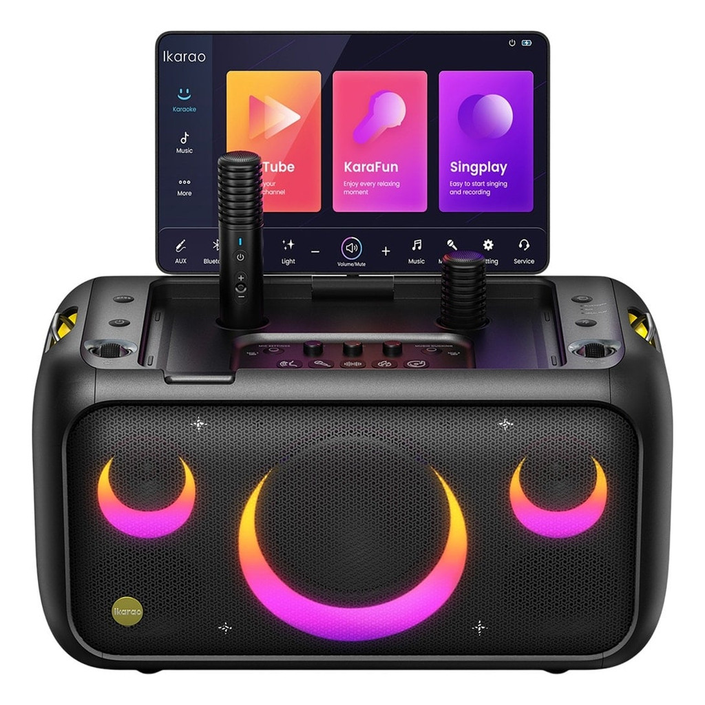 Caixa de Som Joog Amplificada Break X1 c/ Tela Touch 13 Microfone Sem Fio, Bluetooth, 800W, Android - 3
