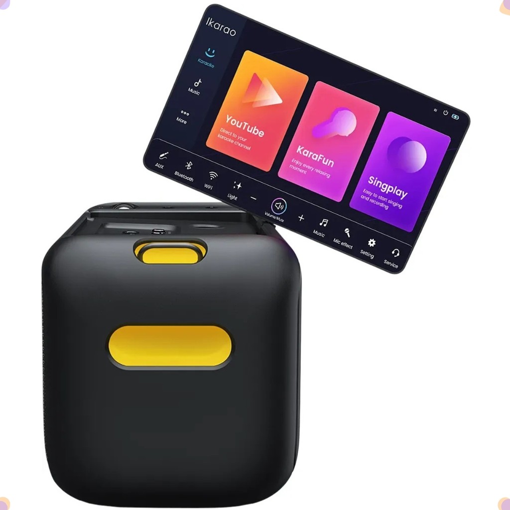 Caixa de Som Joog Amplificada Break X1 c/ Tela Touch 13 Microfone Sem Fio, Bluetooth, 800W, Android - 7