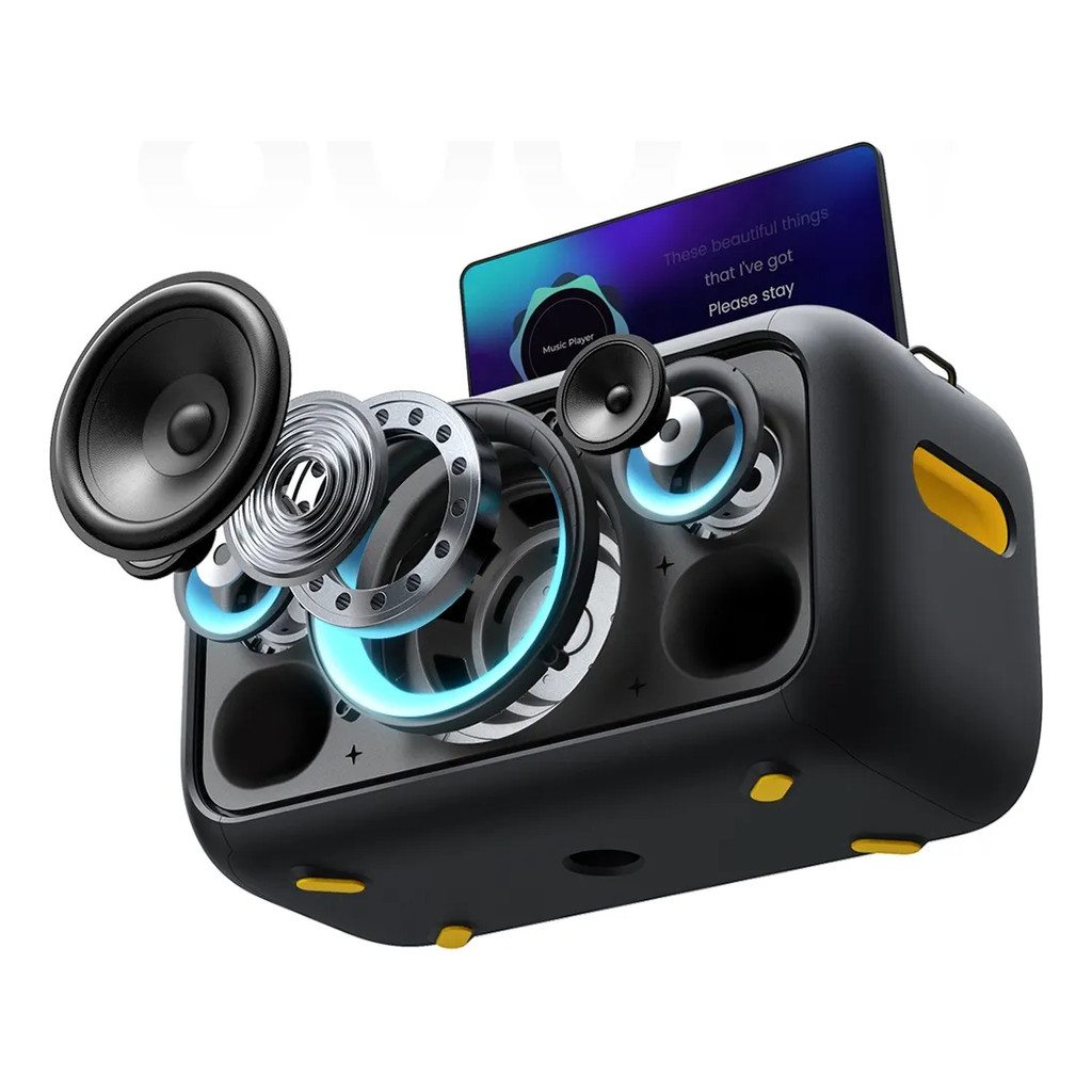Caixa de Som Joog Amplificada Break X1 c/ Tela Touch 13 Microfone Sem Fio, Bluetooth, 800W, Android - 5