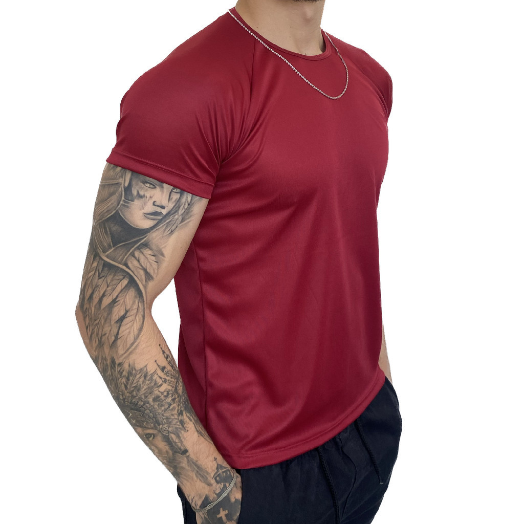 Kit 10 Camisetas Dry Fit Masculina - Casual - Treino - Academia - Esportes - Exercícios - Corrida - 6