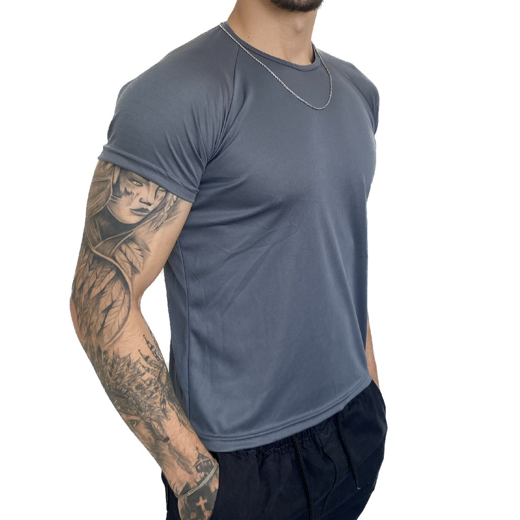 Kit 10 Camisetas Dry Fit Masculina - Casual - Treino - Academia - Esportes - Exercícios - Corrida - 4