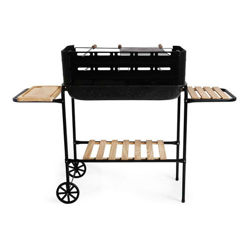 Churrasqueira Resistente Modelo Rodeio Bacia Esmaltada Casa Praia Piscina Verão Lazer Preta - Mor - 5