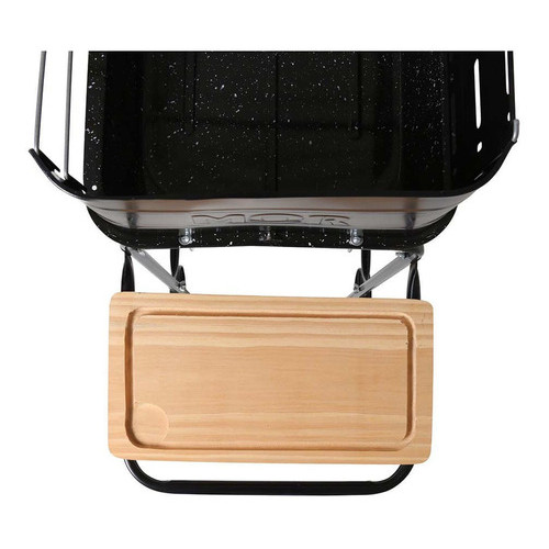 Churrasqueira Resistente Modelo Rodeio Bacia Esmaltada Casa Praia Piscina Verão Lazer Preta - Mor - 10