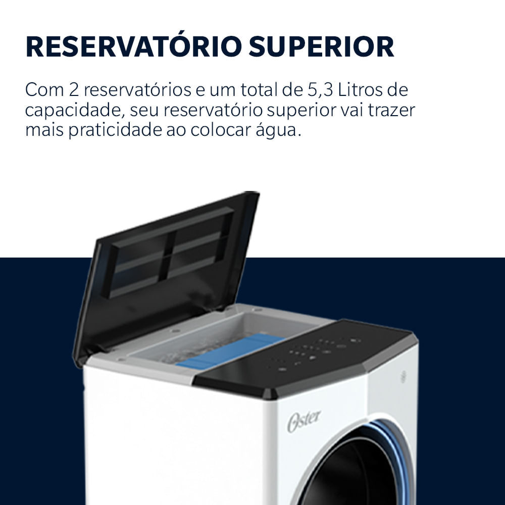 Climatizador de Ar 5,3L Oster Portátil 4 em 1 - 7