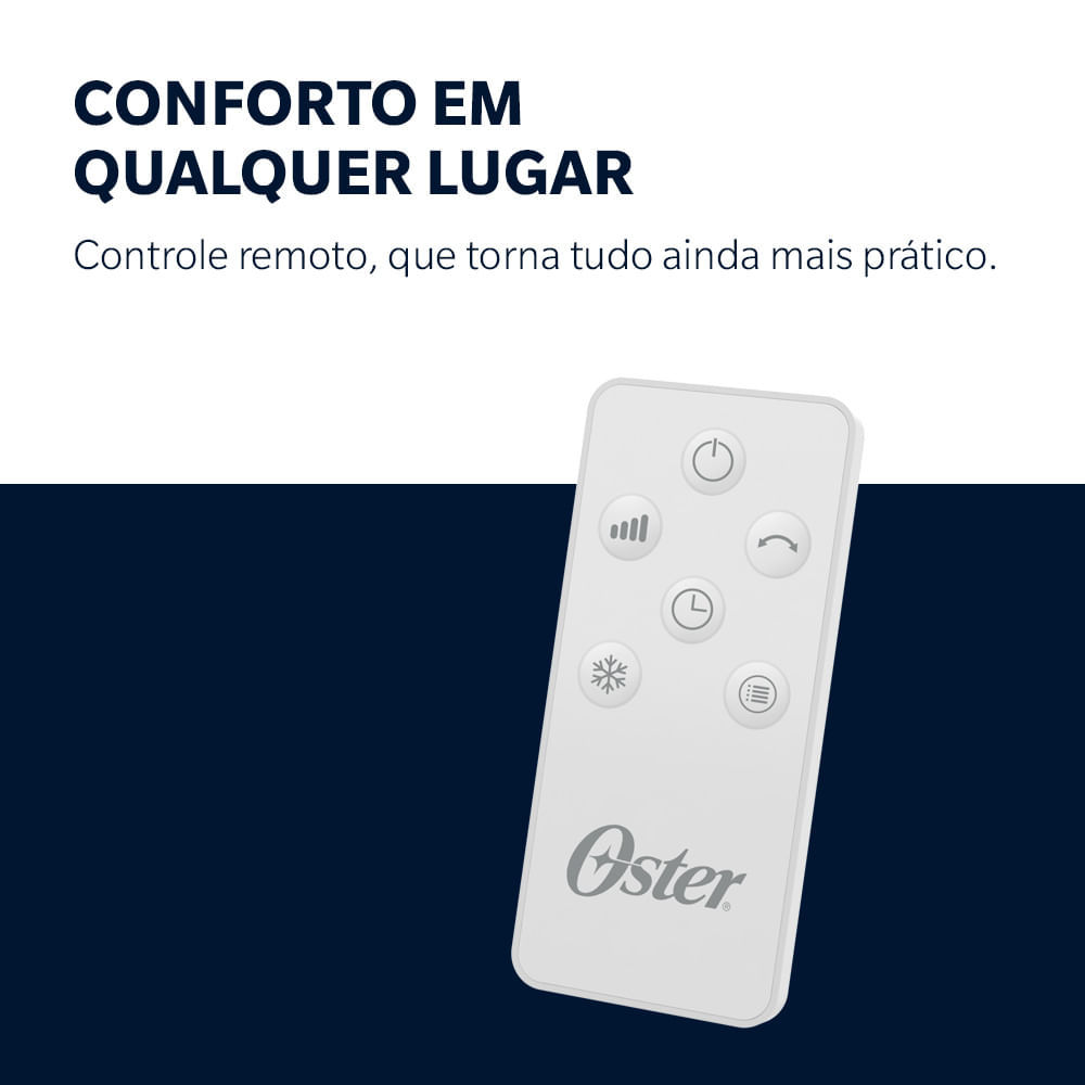 Climatizador de Ar 5,3L Oster Portátil 4 em 1 - 8