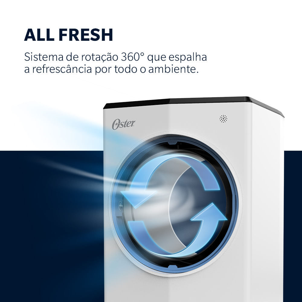 Climatizador de Ar 5,3L Oster Portátil 4 em 1 - 2