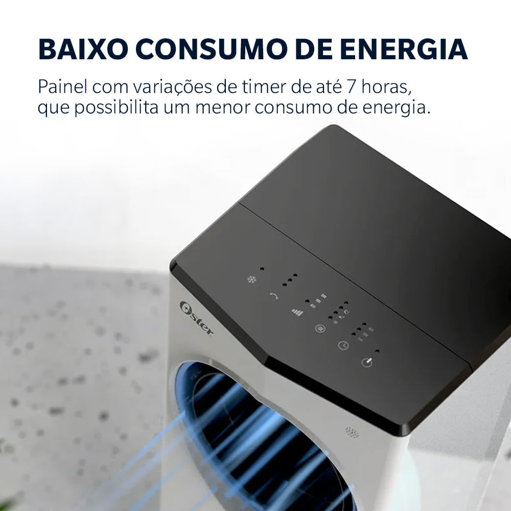 Climatizador de Ar 5,3L Oster Portátil 4 em 1 - 6