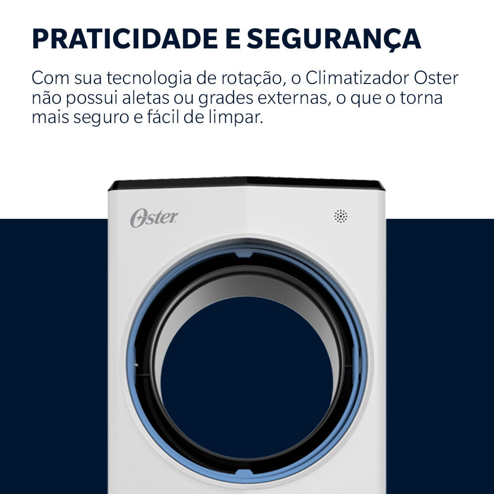 Climatizador de Ar 5,3L Oster Portátil 4 em 1 - 5