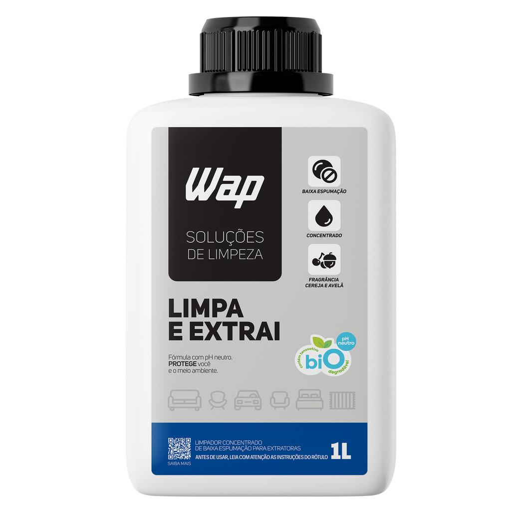 Detergente Limpador Para Extratoras Limpa E Extrai 1L Wap - 2